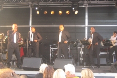 Me performing with the New Drifters Line Up