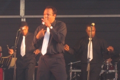 Me performing with the New Drifters Line Up